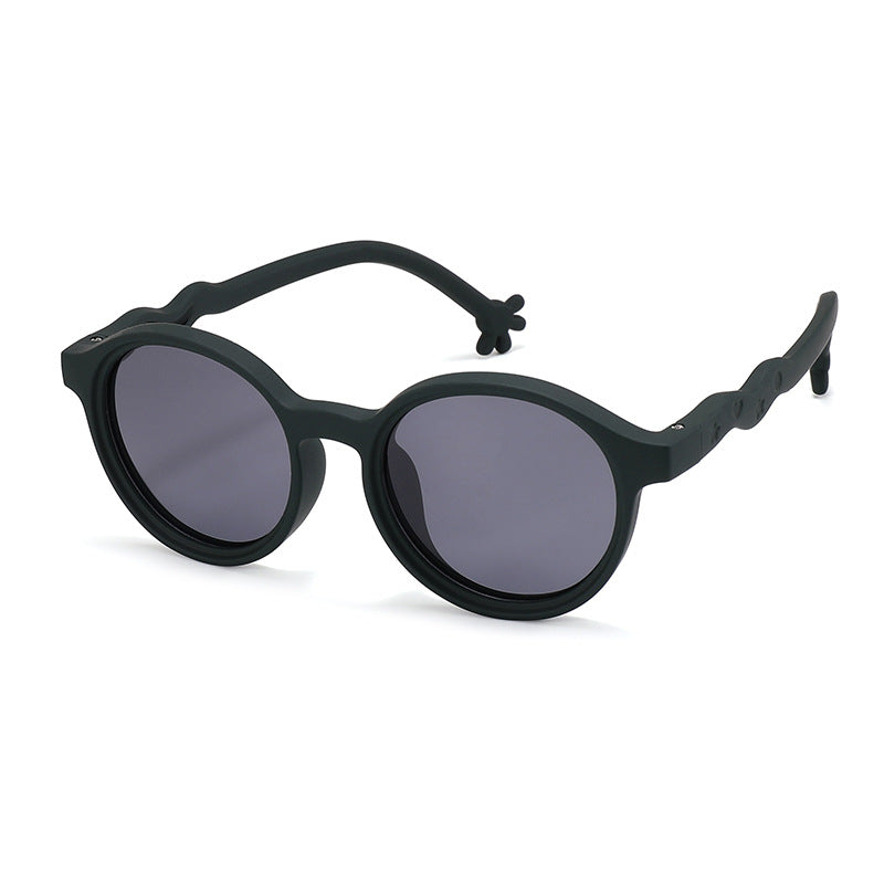 Wholesale Round Frame Sunshade Kids Sunglasses